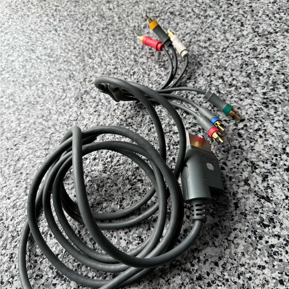 Xbox 360 hd component a/v cables